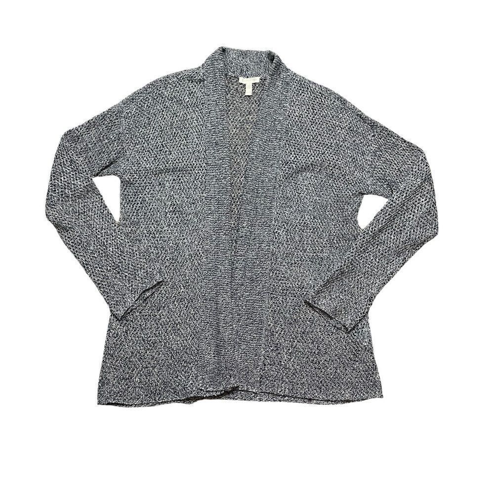 NWOT Eileen Fisher Organic Linen Cord Cardigan Gray Size XS